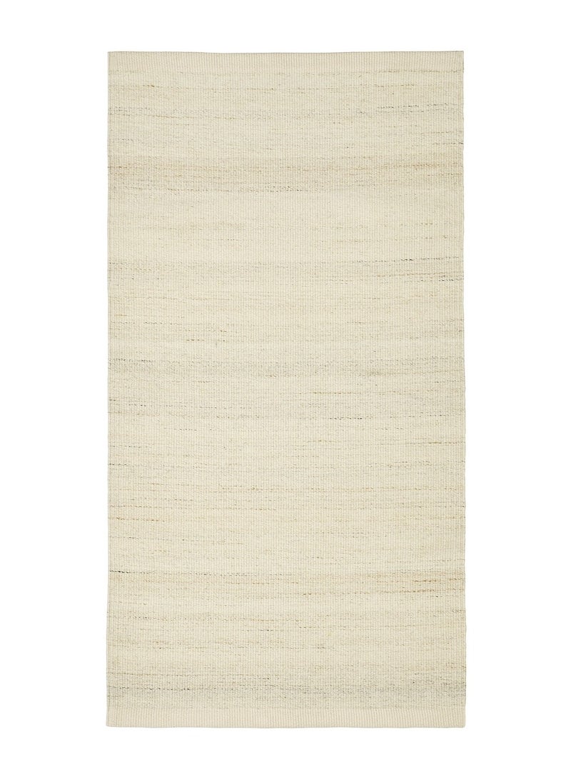 سجادة تيدتابيل مسطحة منسوجة بيج 80x150 سم - Image 1