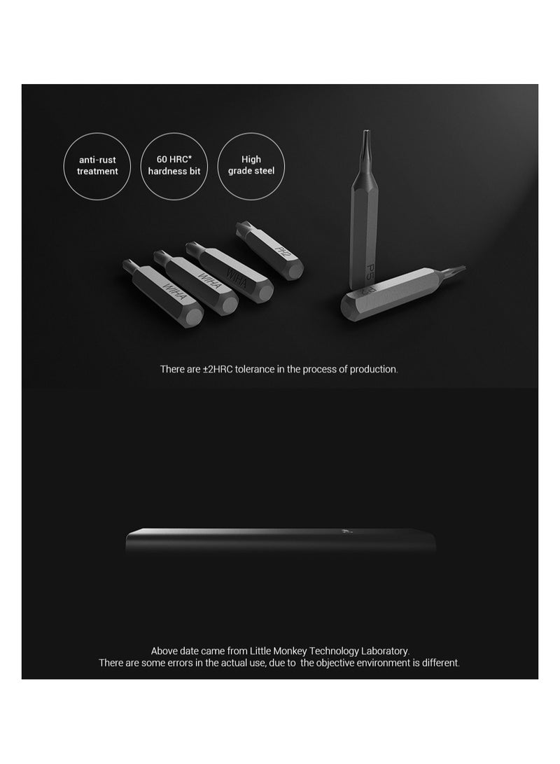 Precision Magnetic Screwdriver Set, Pocket Screwdriver Tool Set, Mini Screwdriver Set, Electronic Products Repair Tool Kit (Case Plastic) - view 5