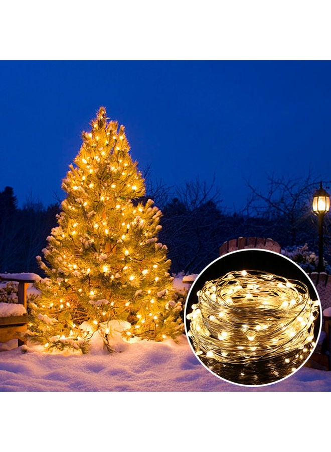 إسكدنيا مجموعة مصابيح LED للزينة بسلك من النحاس مضادة للماء مكونة من 50 مصباح LED أبيض 16قدم - Image 5