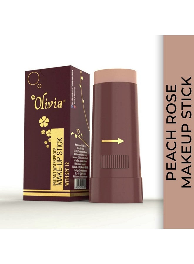 Olivia Instant Makeup Stick Shimmering Concealer Peach Rose 15G Shade No.6 (Spf 12) - Image 2