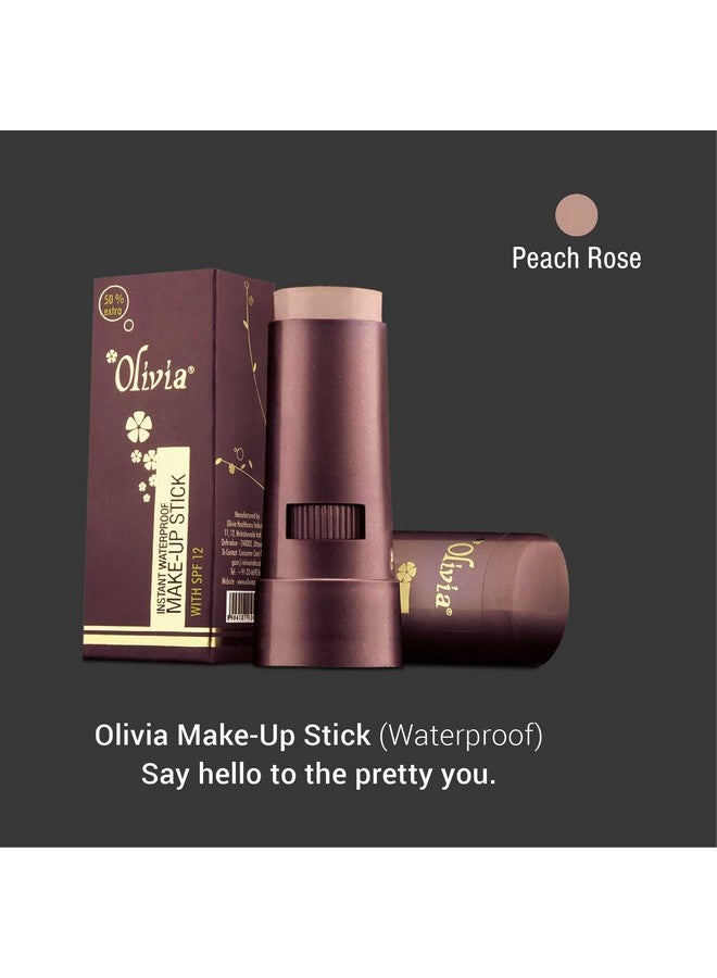 Olivia Instant Makeup Stick Shimmering Concealer Peach Rose 15G Shade No.6 (Spf 12) - Image 4