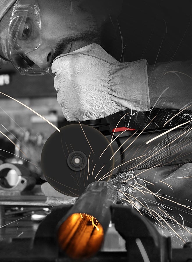 DUNISO Small Angle Grinder with Side Handle,  710W,11000 rpm, 110 mm disc diameter,Adjustable Guard,Grinders Power Tools for Metal Grinding & Cutting - Image 5