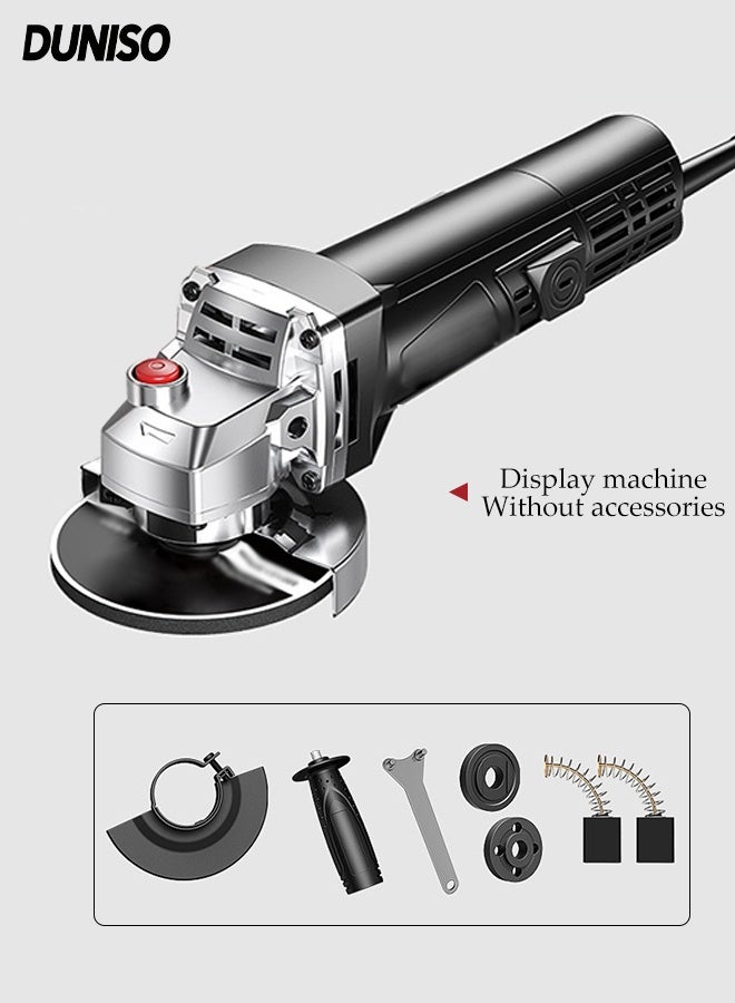 DUNISO Small Angle Grinder with Side Handle,  710W,11000 rpm, 110 mm disc diameter,Adjustable Guard,Grinders Power Tools for Metal Grinding & Cutting - Image 1