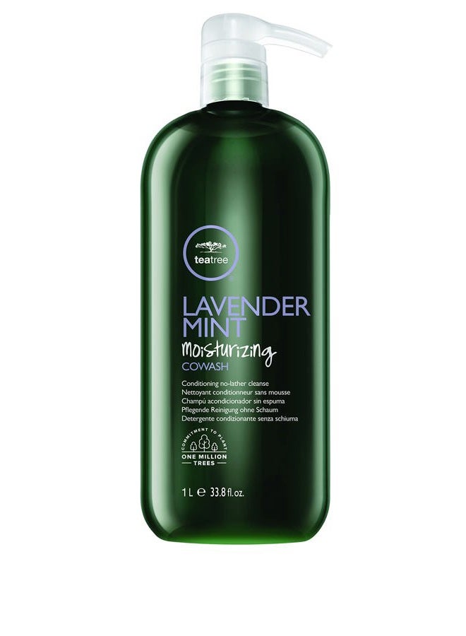 Tea Tree Lavender Mint Moisturizing Cowash, Cleansing Conditioner, For Coarse, Curly + Dry Hair, 33.8 fl. oz. - Image 1