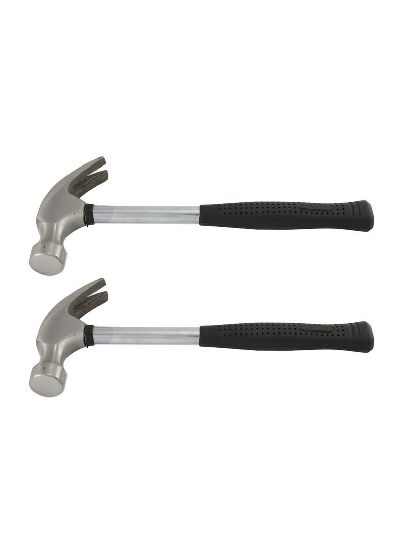 BMB tools Fiber Handle Basic Claw Hammer-250g- Fiberglass Lightweight Basic Drop Forged Steel Claw Hammer pry bars for Home Improvement DIY Construction Repairs Securing Nails and Precise Nail Removal  - Image 1