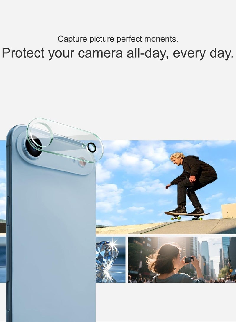 Gravity Apple iPhone 17 Air 5G 2025 Premium Camera Lens Film Protector Shield (MLHICR) - Clear - Image 4