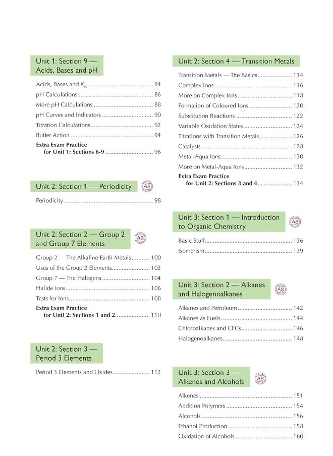 null - A-Level Chemistry: AQA Year 1 & 2 Complete Revision & Practice with Online Edition - Image 1