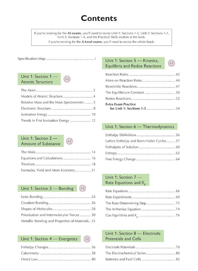 null - A-Level Chemistry: AQA Year 1 & 2 Complete Revision & Practice with Online Edition - Image 1