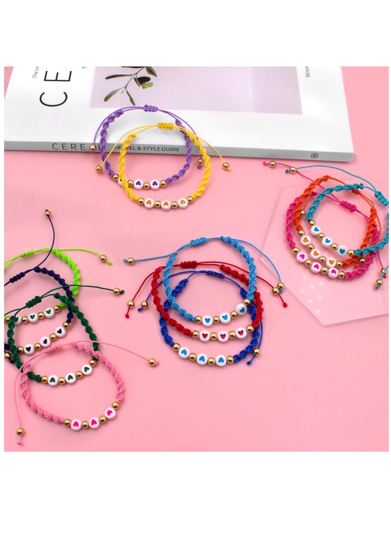 12Pcs Handmade Waterproof Beach Bracelets for Women Adjustable Boho Jewelry with Starfish Turtle Design Perfect for Summer Fashion - Image 4