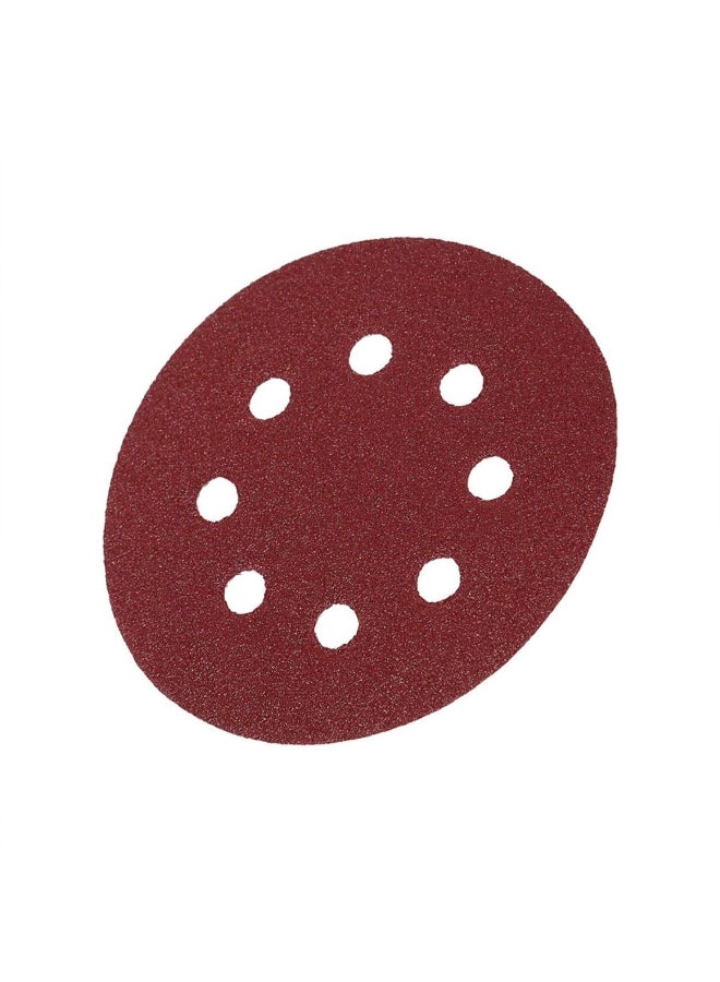 Tactix 10-Piece 8-Hole Durable Round Cut Sanding Disc Burgundy 125mm 446701 - Image 4