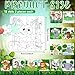 Realspring 24 Pack Wild Animal Color Your Own Jigsaw Puzzles for Kids 35 46 68 Coloring Crafts DIY Paper Puzzles Party Favors Gifts for Toddler Children Learning Education Toys - Image 4
