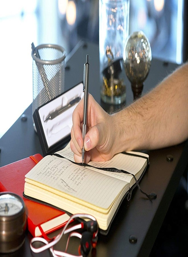 Zebra Technologies Zebra Pen Model F/M 701 Mechanical Pencil and Ballpoint Pen Set, Stainless Steel, Fine Point, 0.7mm Lead, Designer Metal Clip, Refillable, Pack of 2 - Image 4