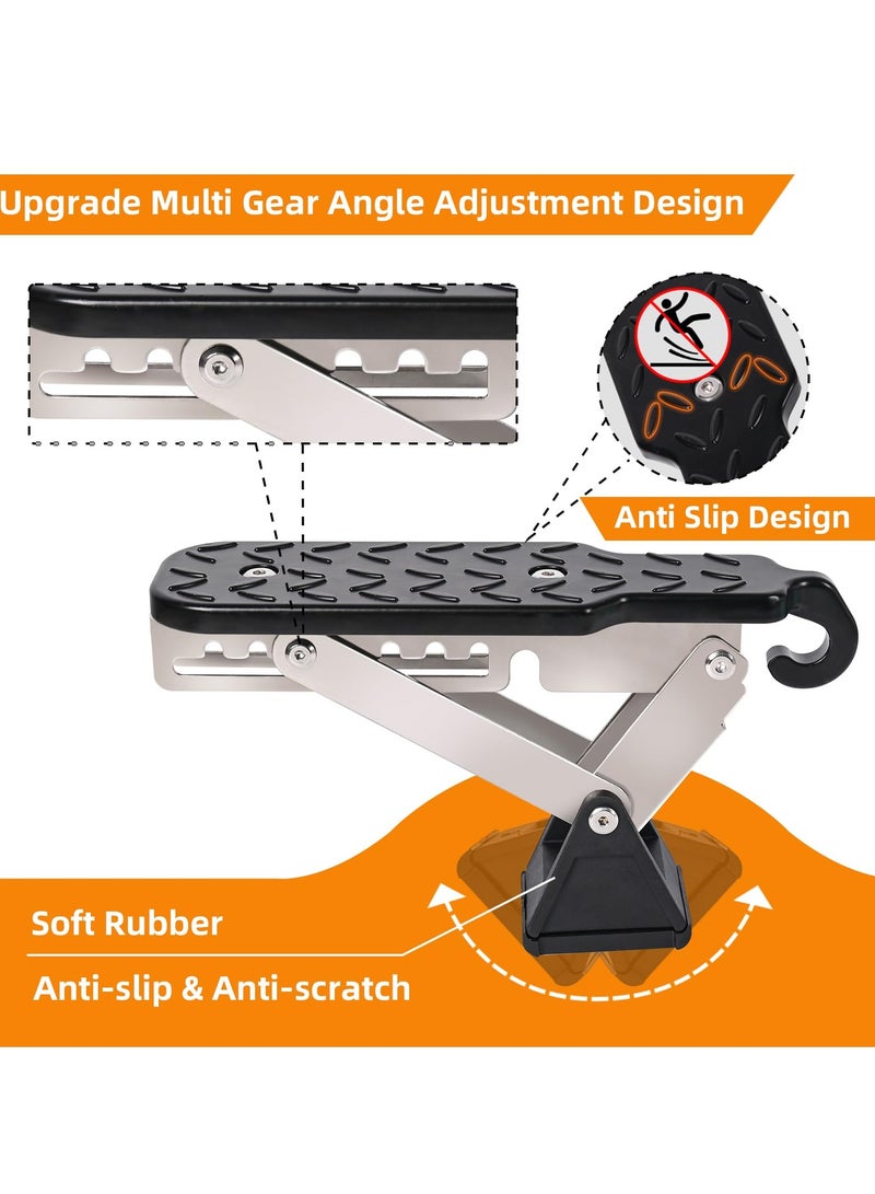 Generic Adjustable Car Door Step, Stand Pedal for Door Latch, Roof Access Door Step for Car, Supports Both Feet, Roof Rack Accessories for SUVs and Vehicles  - Image 3