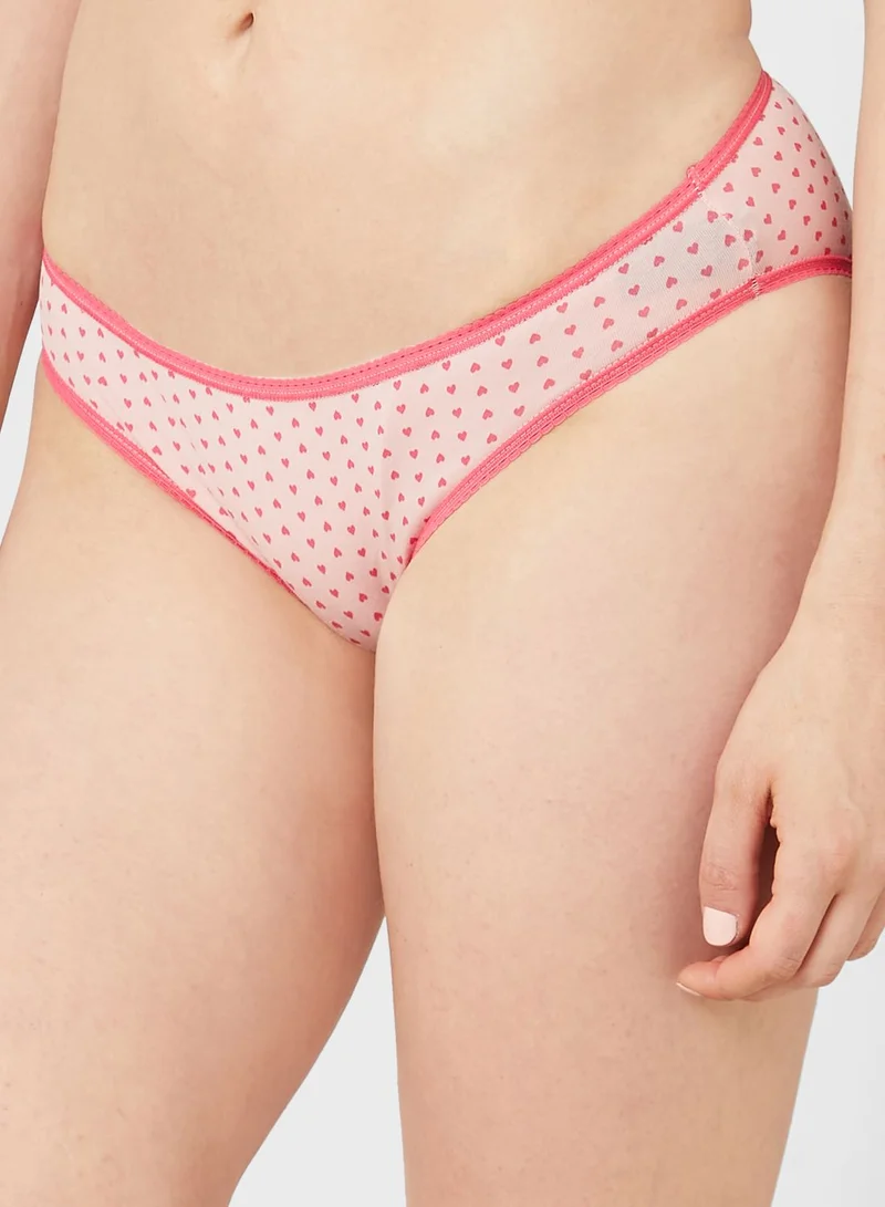 Marks & Spencer 5 Pack Cotton Lycra Low Rise Bikini Knickers