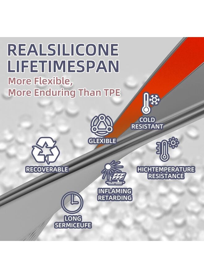 Door Draft Stopper, Door Sweep for Bottom of Door, Weather Stripping Door Seal Under Door Gap Filler Under Door Draft Blocker Soundproof Insulator Door stoppers (Gray 19.5‘’) - Image 4