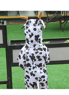 Brain Giggles Brain Giggles Cow Animal Plush Costume Design Halloween Carnival Party Jumpsuit for Kids Boys & Girls Small  - Image 3