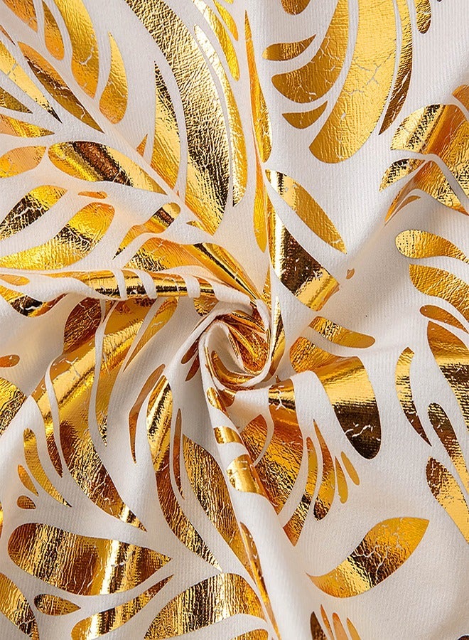 أغطية وسائد زخرفية غطاء وسادة رمي ذهبي غطاء وسادة زخرفية لغرفة النوم والأريكة والسيارة وزخرفة المنزل - Image 3