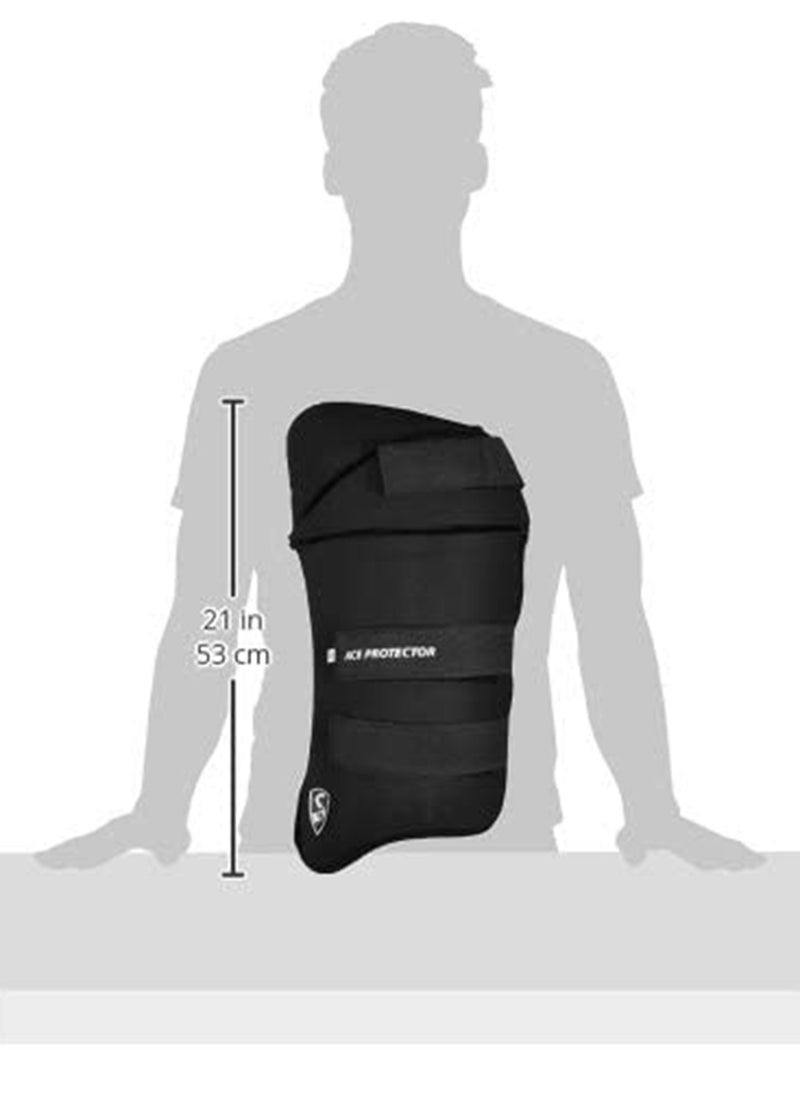 SG Combo Ace Protector Cricket Thigh Pad | Size: Senior Mens, Left Hand | For Men & Boys | Material: Polyester | Soft Absorbent | Combination of Thigh Pad and Inner Thigh Pad  - Image 5