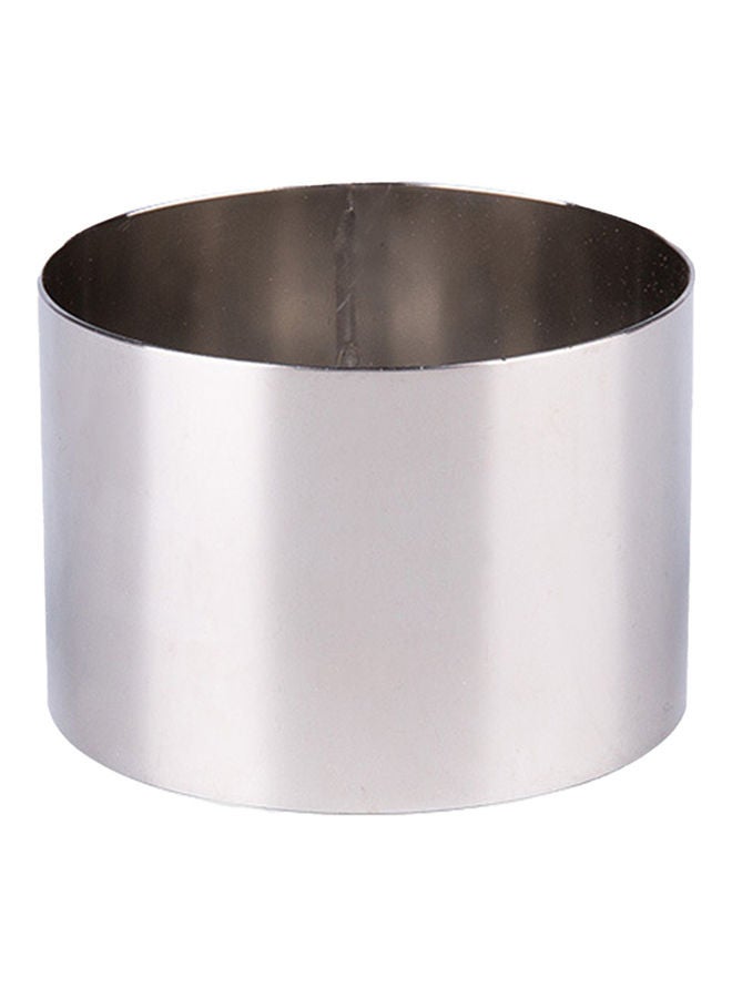 NIBEMINENT DIY Anti-rust Stainless Steel Dessert Cake Mousse Ring Mold Sliver 70 x 50cm  - Image 1