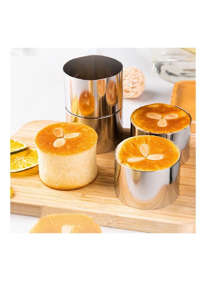 NIBEMINENT DIY Anti-rust Stainless Steel Dessert Cake Mousse Ring Mold Sliver 70 x 50cm  - Image 2
