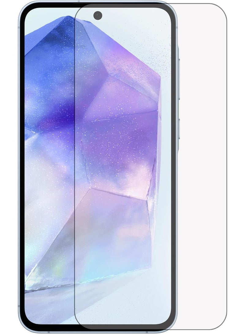 بروستايل واقي شاشة لهاتف سامسونج جالاكسي A55 - زجاج شفاف مقوى، مقاوم للكسر والخدش - Image 2