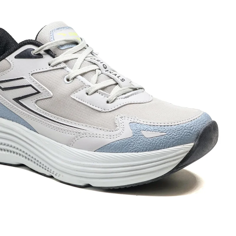 Asian Light Grey Sports Shoes for Men and Boys