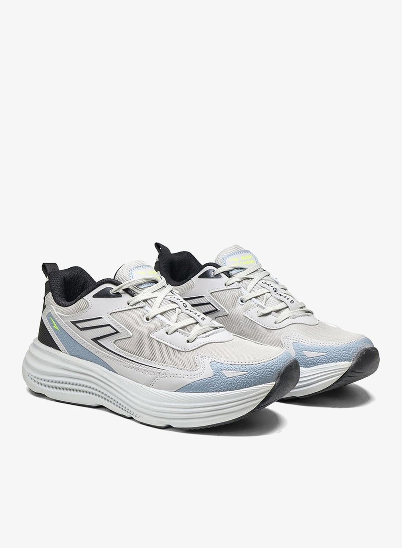 Asian Light Grey Sports Shoes for Men and Boys - Image 4