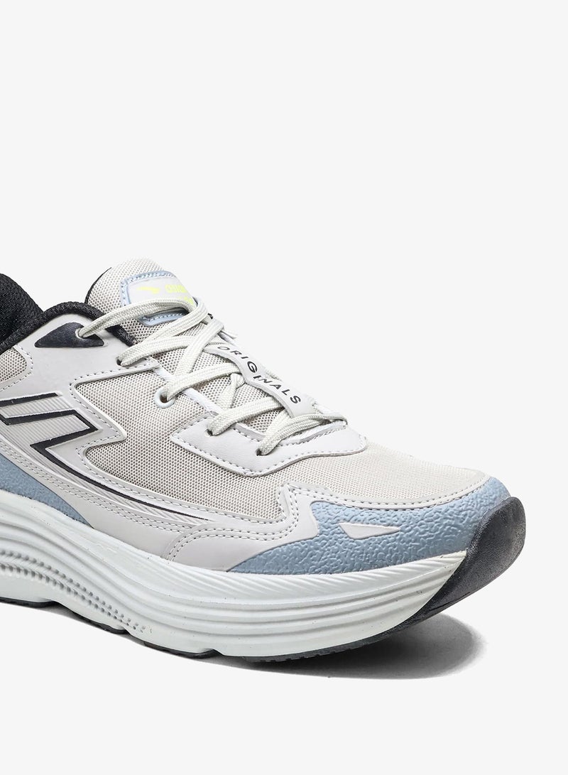 Asian Light Grey Sports Shoes for Men and Boys - Image 3