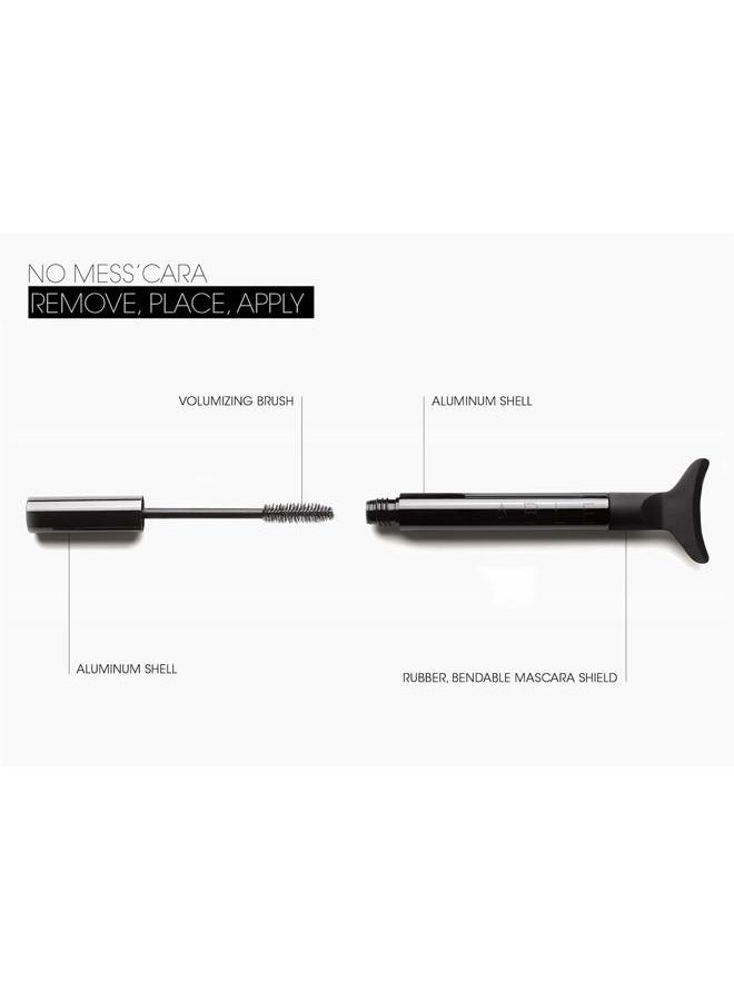 ABLE Cosmetics No Mess'Cara, Smudge Proof, Volumizing & Buildable Mascara, Black - Image 3