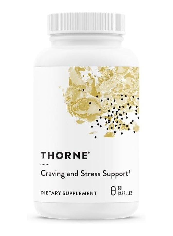 Thorne Craving and Stress Support Dietary Supplement 60 Capsules - Image 1