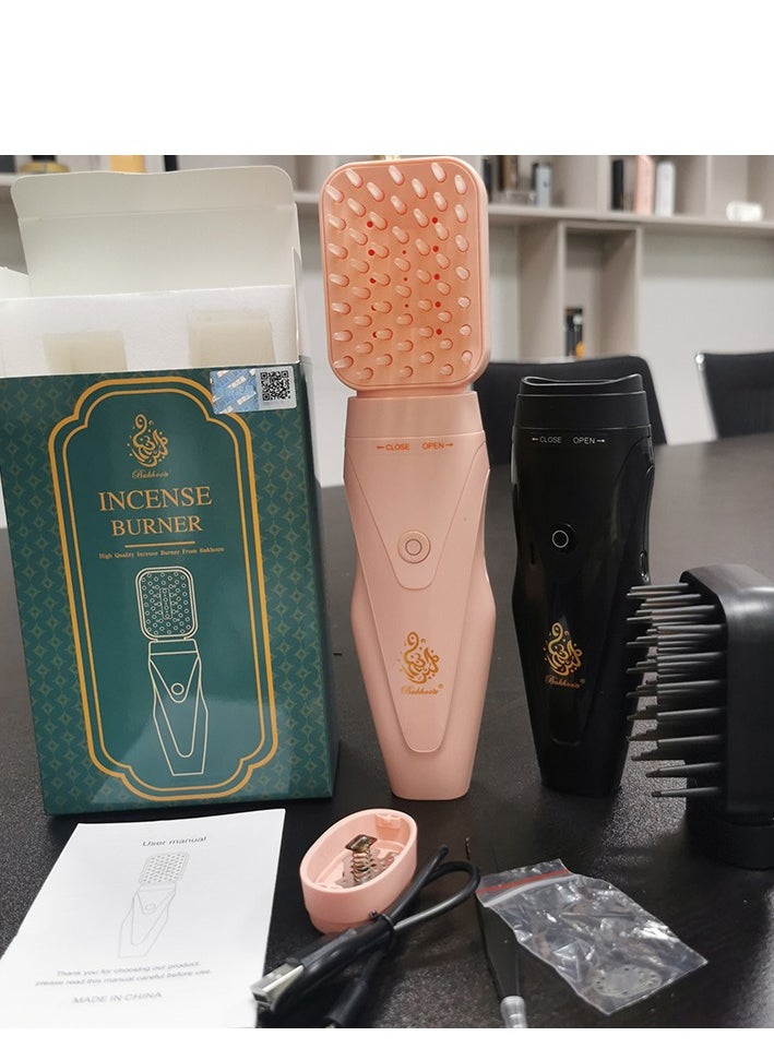 Bukhoon Electric Oud Bakhoor Incense Burner with Soft Comb USB Rechargeable Incense Mabkhara New Version  - Image 4