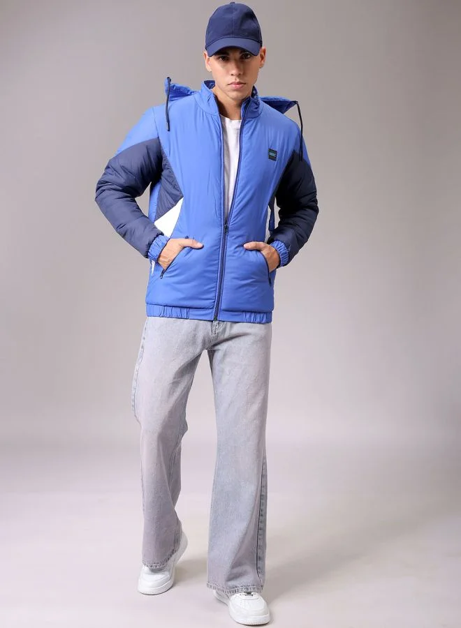 شركة المرآب الهندية Men Slim Fit Mix & Match Puffer Jackets