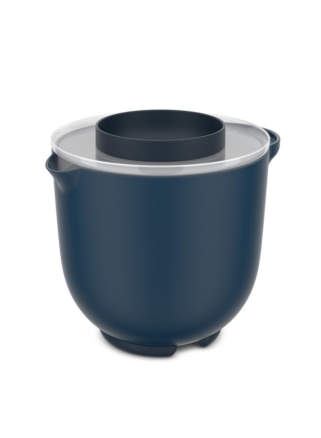 Mepal - Mixing bowl with lid Chef it - Non-slip base - Microwave and dishwasher safe - Bowl - Material resistant up to 110°C - 3000 ml - Navy - Image 1