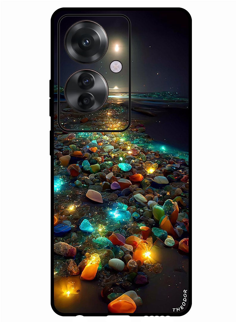 Theodor Protective Case Anti Scratch Shock Proof Bumper Cover For Oppo Reno 11F Glow - Image 1