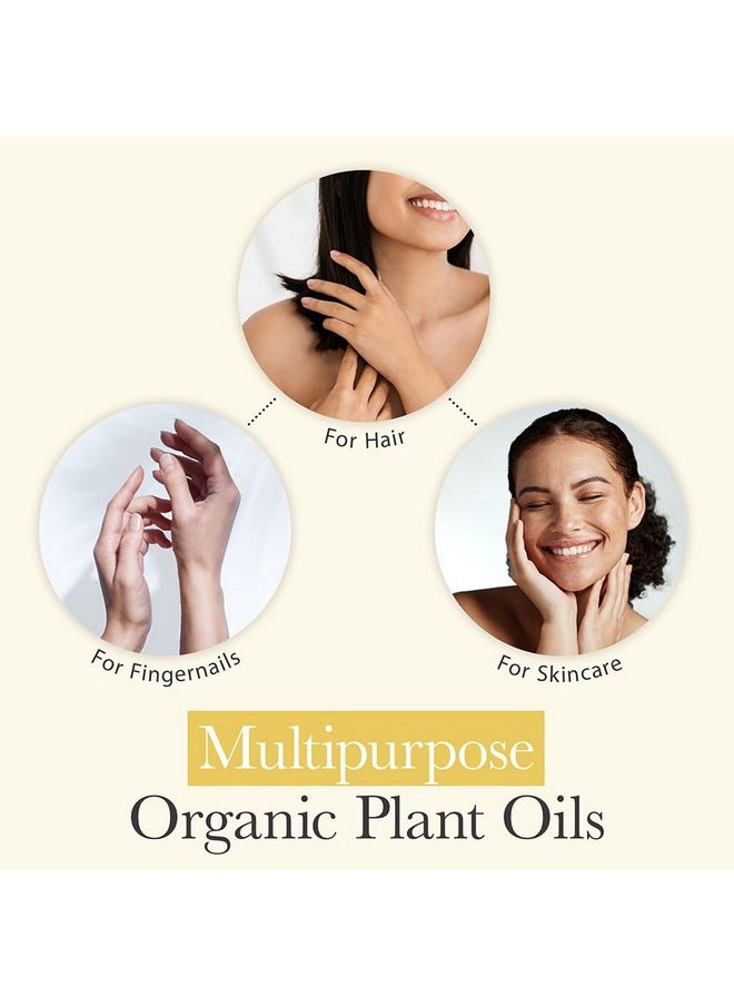 PRANAROM - Usda Certified Organic Coldpressed Rosehip Virgin Plant Oil 2 Fl Oz Glass Bottle For Antiaging Helps Acne Scar Massaging Face Hair & Skin Unisex - Image 1