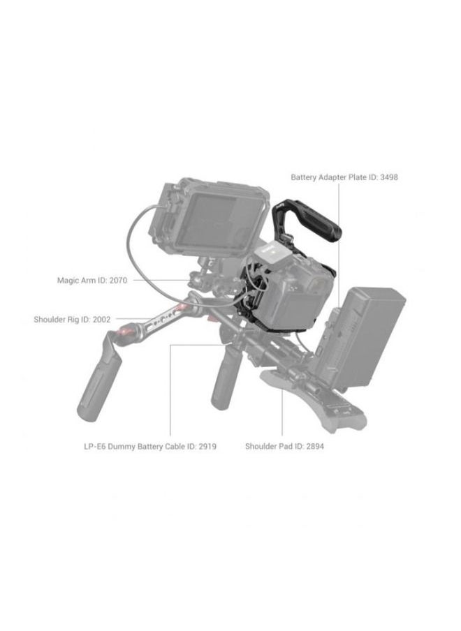 SMALLRIG - SmallRig “Black Mamba” Handheld Kit for Canon EOS R5 C 3891 - Image 1