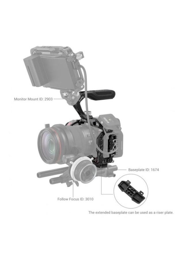 SMALLRIG - SmallRig “Black Mamba” Handheld Kit for Canon EOS R5 C 3891 - Image 1
