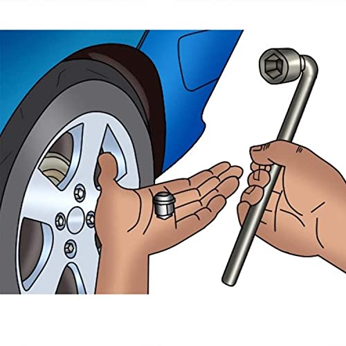 Auto Pearl Metal L-Shaped Manual Wheel Nut Car Spanner Set Compatible For:- Alto 800 2016 - Image 5