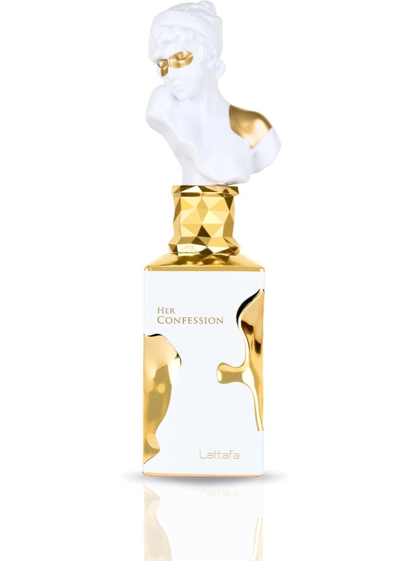 Lattafa Her Confession for Women Eau de Parfum Spray, 3.4 Ounce / 100 ml