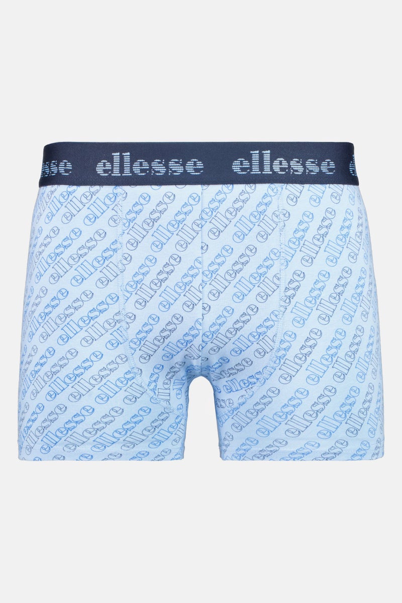 Ellesse Men 3 Pack Brand Logo Trunks, Multicolor - Image 2