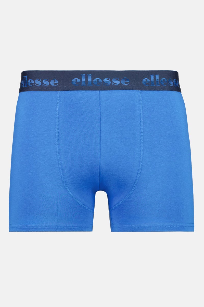 Ellesse Men 3 Pack Brand Logo Trunks, Multicolor - Image 4