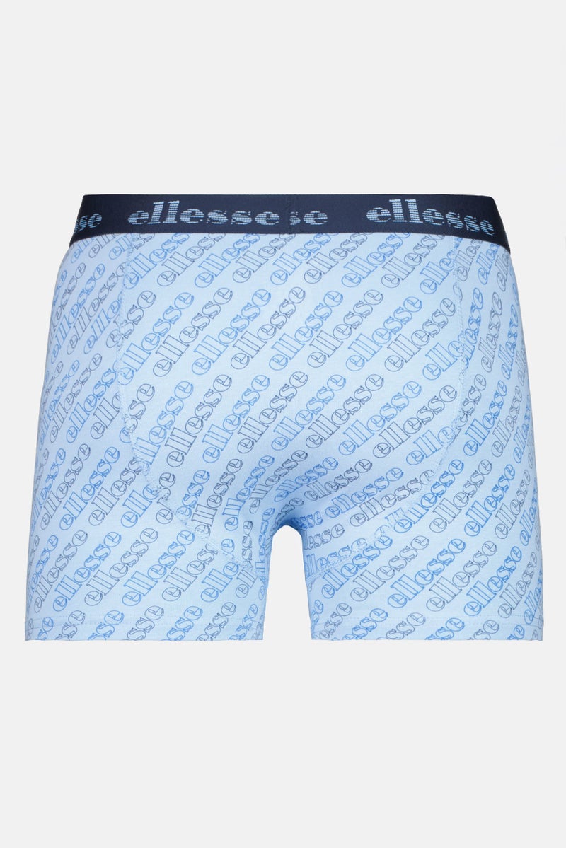 Ellesse Men 3 Pack Brand Logo Trunks, Multicolor - Image 5