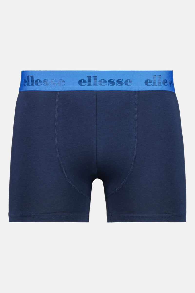 Ellesse Men 3 Pack Brand Logo Trunks, Multicolor - Image 3