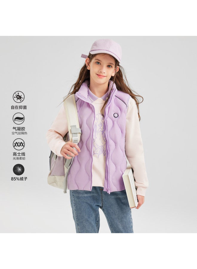 Hush Puppies سترة بنات داون مقاس 110-170 خريف وشتاء سترة منزلية سترة كاجوال - Image 2