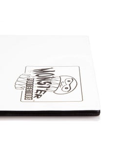 Monster Protectors Monster 9 Pocket Trading Card Binder - Matte White Album, Anti-Theft & Anti-Drop TCG Protection w Side Loading Padded Pockets, Double Sided, Holds 360 Cards, For Sports, Gaming, Kpop, Christmas Gift  - Image 3