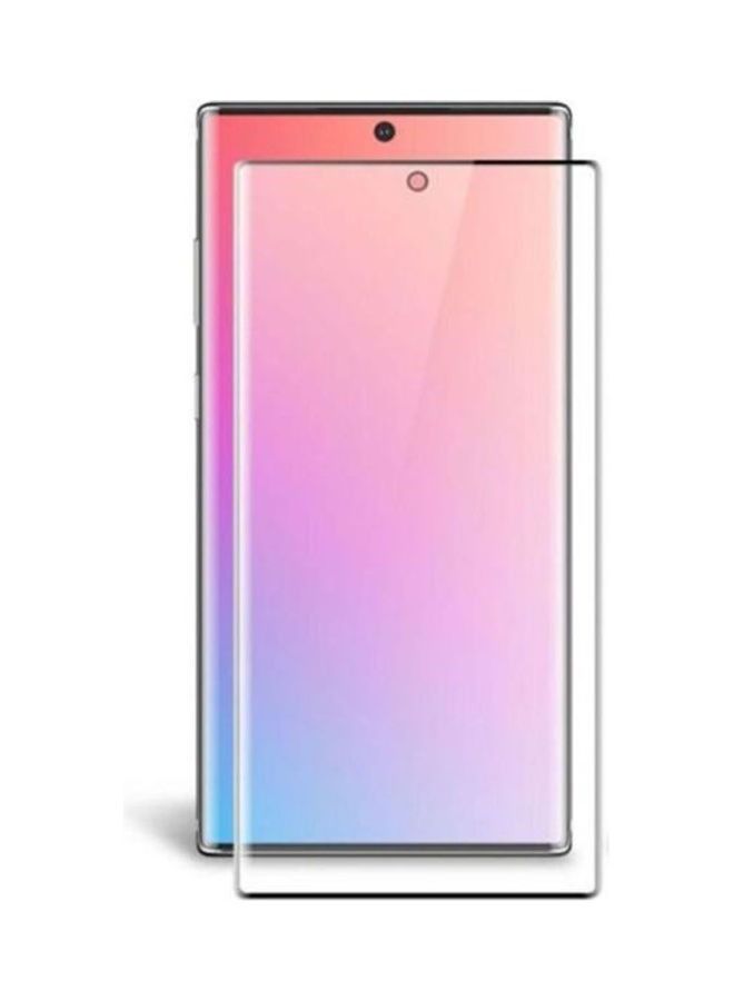 shAyzee Tempered Glass Curve Screen Protector For Samsung Galaxy Note 10 Plus Clear/Black - Image 1