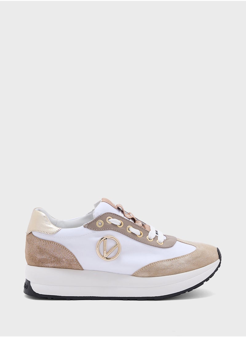 VALENTINO BY MARIO VALENTINO Lace Up Low Top Sneakers  - Image 1