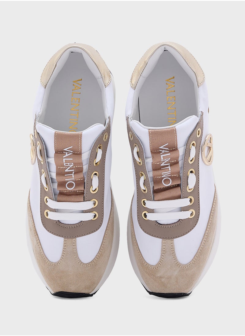 VALENTINO BY MARIO VALENTINO Lace Up Low Top Sneakers  - Image 4