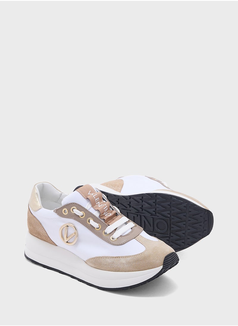 VALENTINO BY MARIO VALENTINO Lace Up Low Top Sneakers  - Image 3