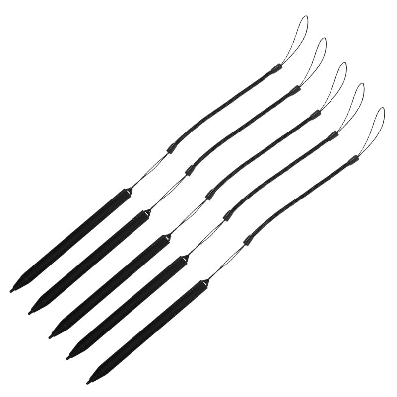 5 Sets LCD Writing Tablet Stylus Pen Resistive Screen Pen with Spring Rope Sketching Tablets Stylus for Painting Drawing Writing - Image 1
